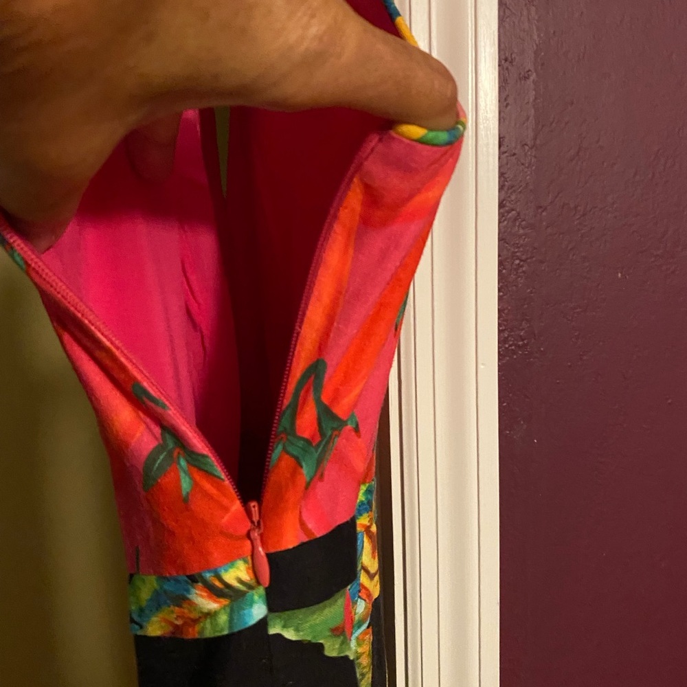 FARM Rio Multi-Color Tropical Fruit-Print Mini Dress - Picture 6 of 7